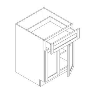 Double Door - One Drawer Base Cabinet