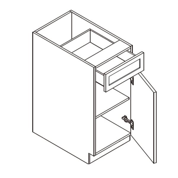 Single Door - One Drawer Base Cabinets