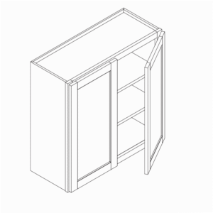 Wall Fridge Cabinets – 36" Wide 24" Deep